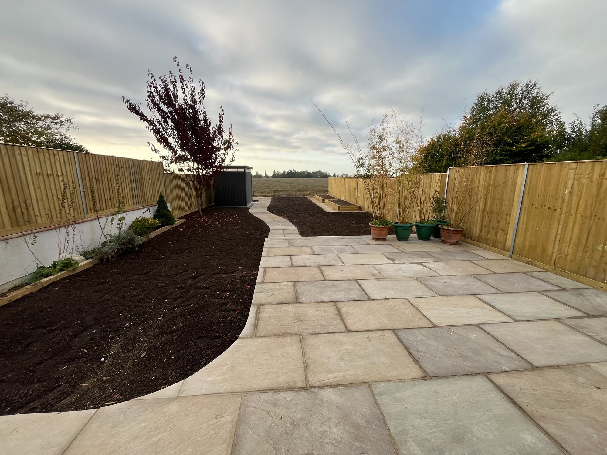 Sandstone Patio & Garden Landscaping — Oxfordshire